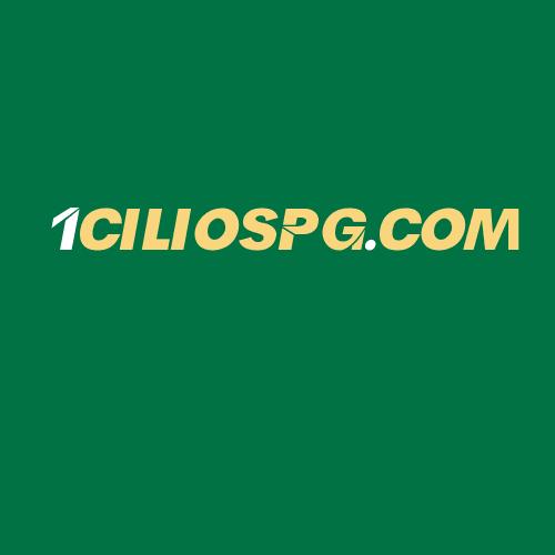 Logo da 1CILIOSPG